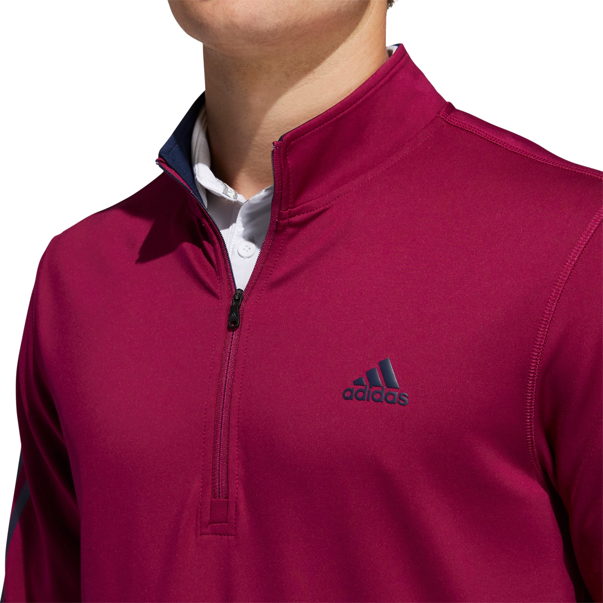 Adidas Golf, Adidas 3-Stripes Midweight Layering Mens Golf Sweatshirt