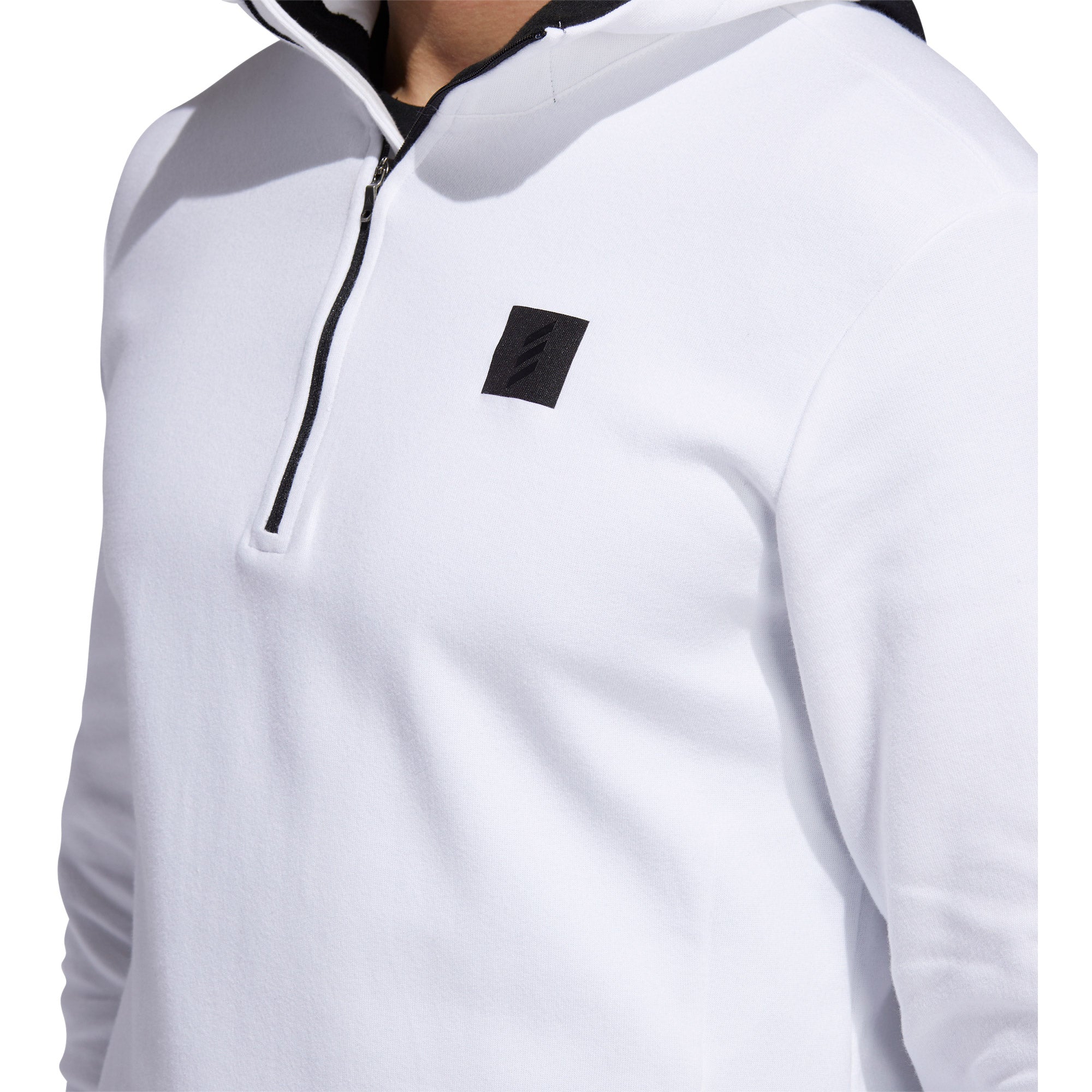 Adidas Golf, Adidas Adicross White Mens Golf Hoodie