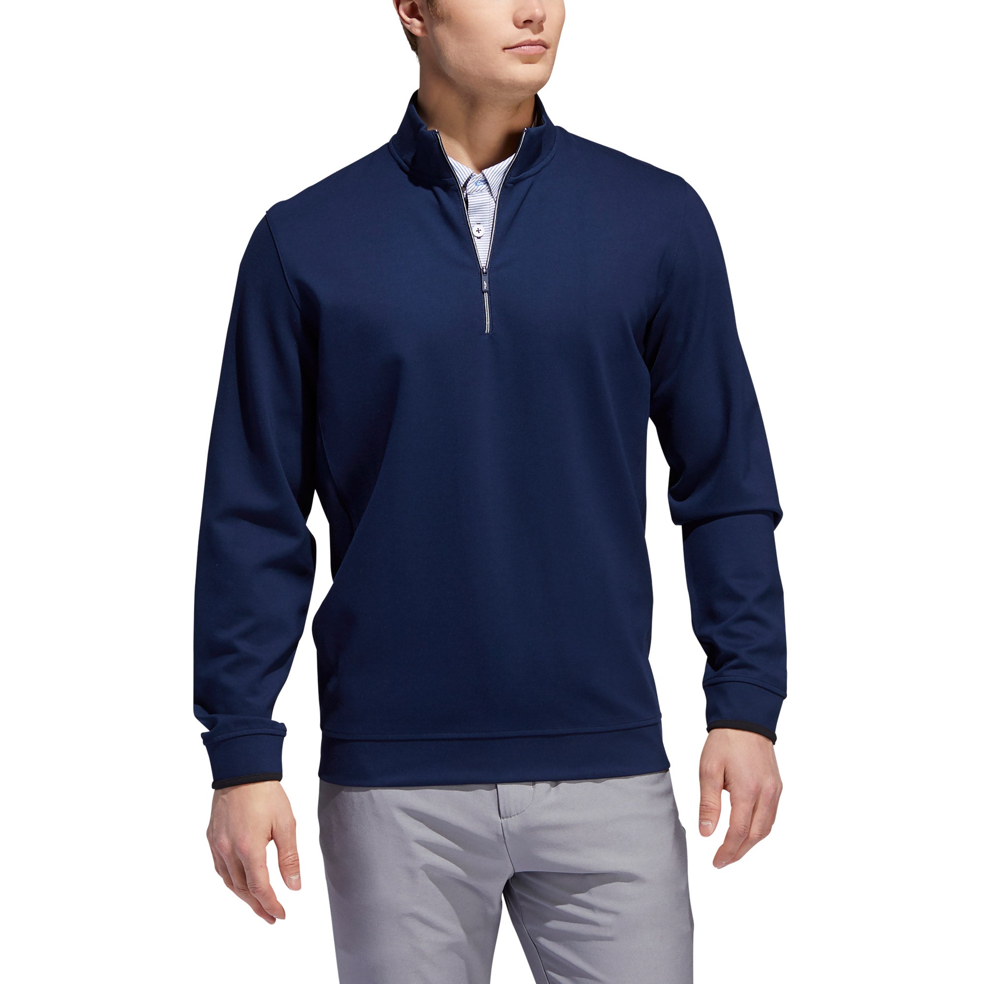 Adidas Golf, Adidas Adipure Modern Tech Navy Mens Golf 1/4 Zip