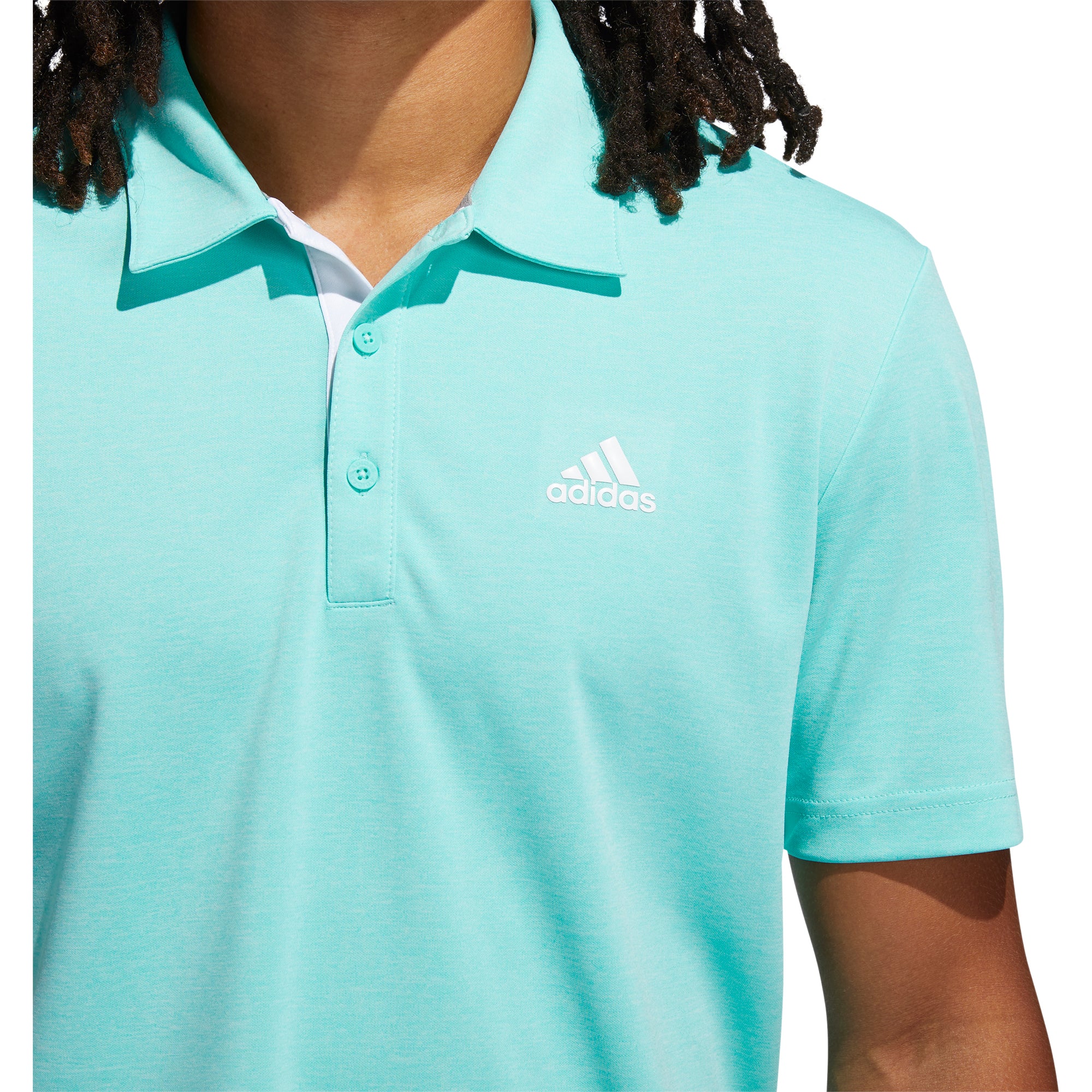 Adidas Golf, Adidas Advantage Novelty Heathered Mens Golf Polo