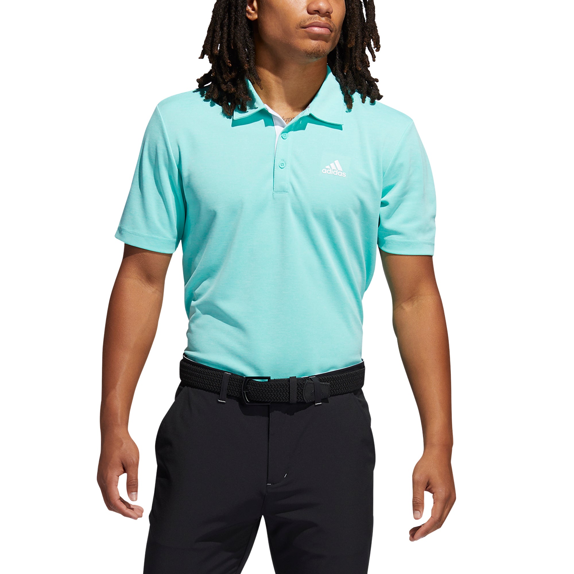 Adidas Golf, Adidas Advantage Novelty Heathered Mens Golf Polo