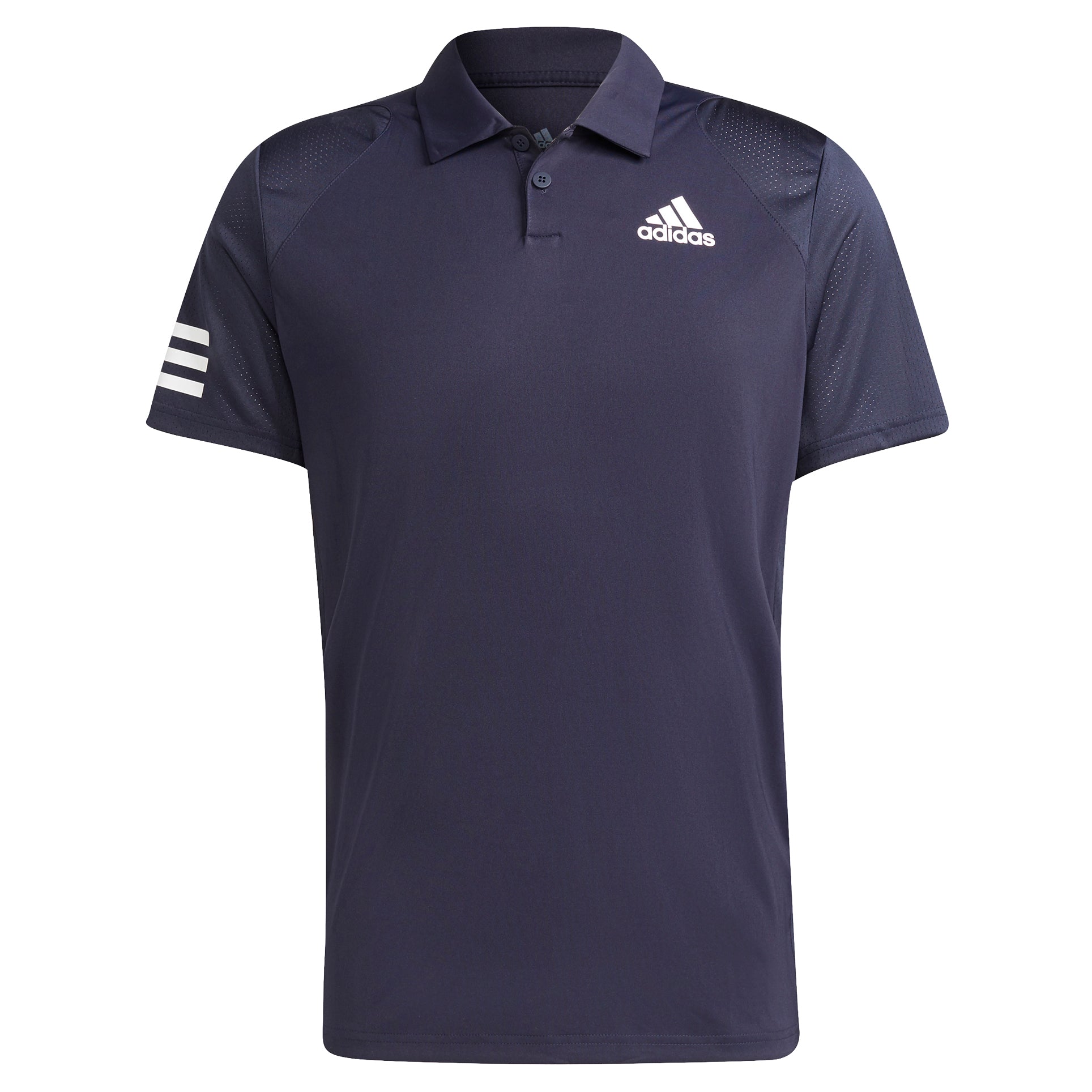 Adidas, Adidas Club 3 Stripe Legend Ink Mens Tennis Polo