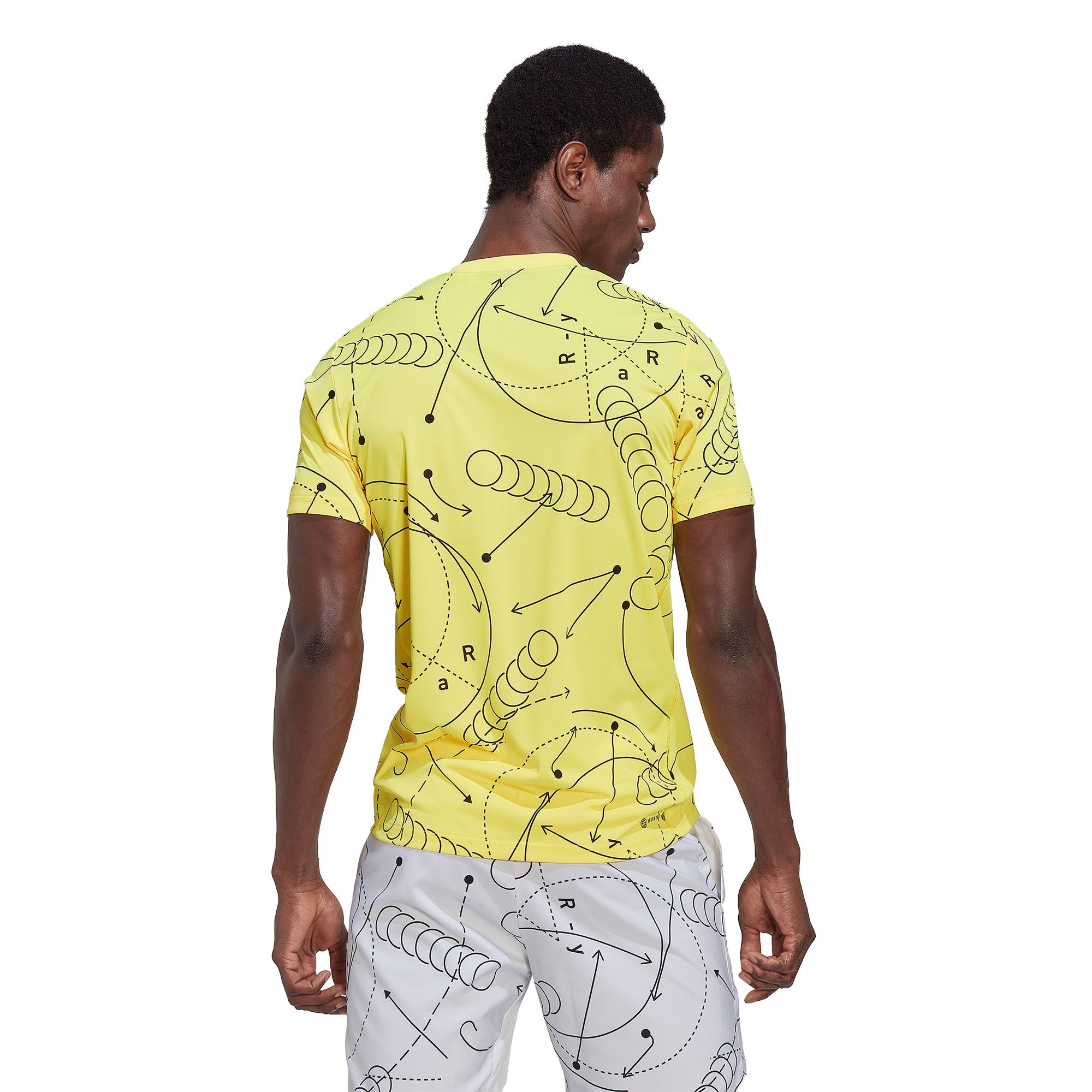 Adidas, Adidas Club Graphic Mens Tennis Shirt