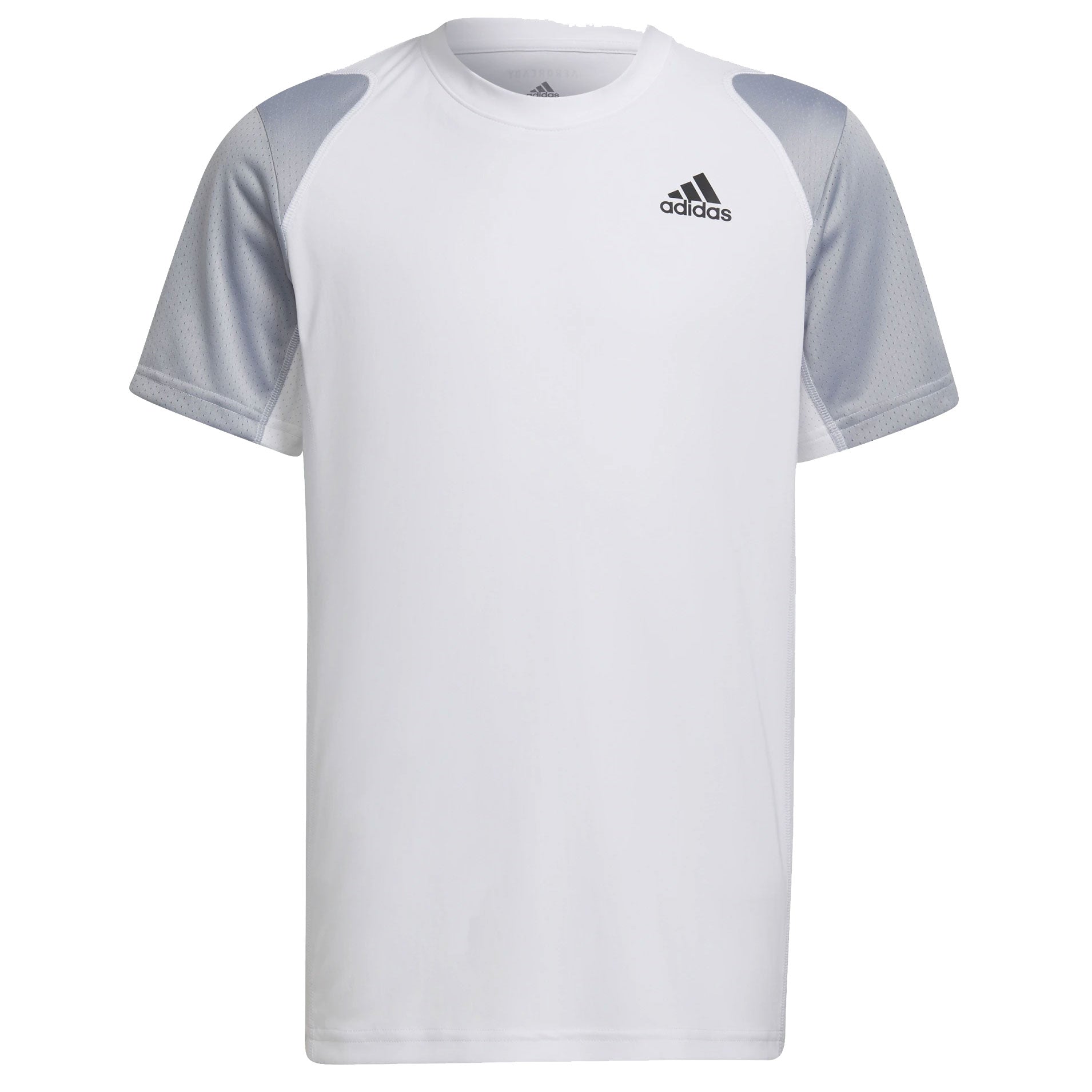 Adidas, Adidas Club White-Silver Boys Tennis T-Shirt