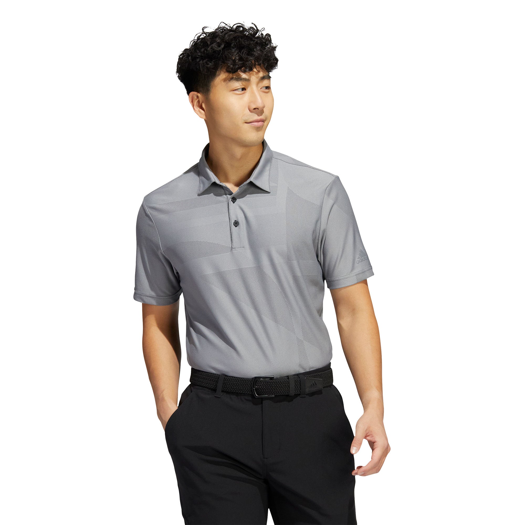 Adidas Golf, Adidas Jacquard Primegreen Mens Golf Polo