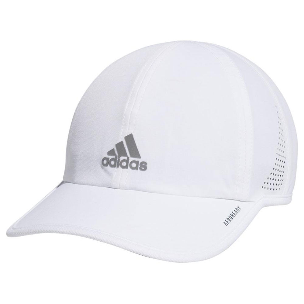 Adidas, Adidas Superlite 2 White Silver Womens Tennis Hat