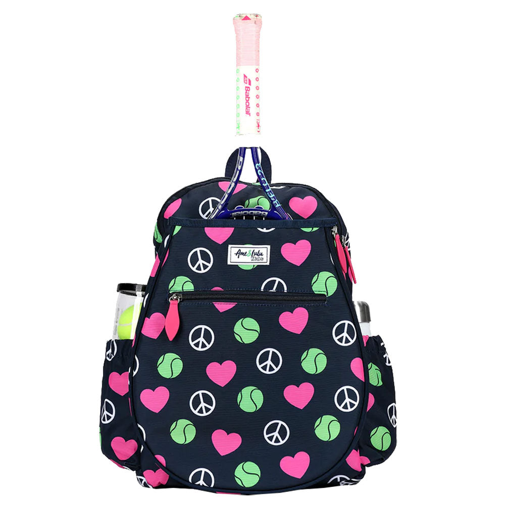 Ame&lulu, Ame & Lulu Big Love Peace Love Tennis Backpack