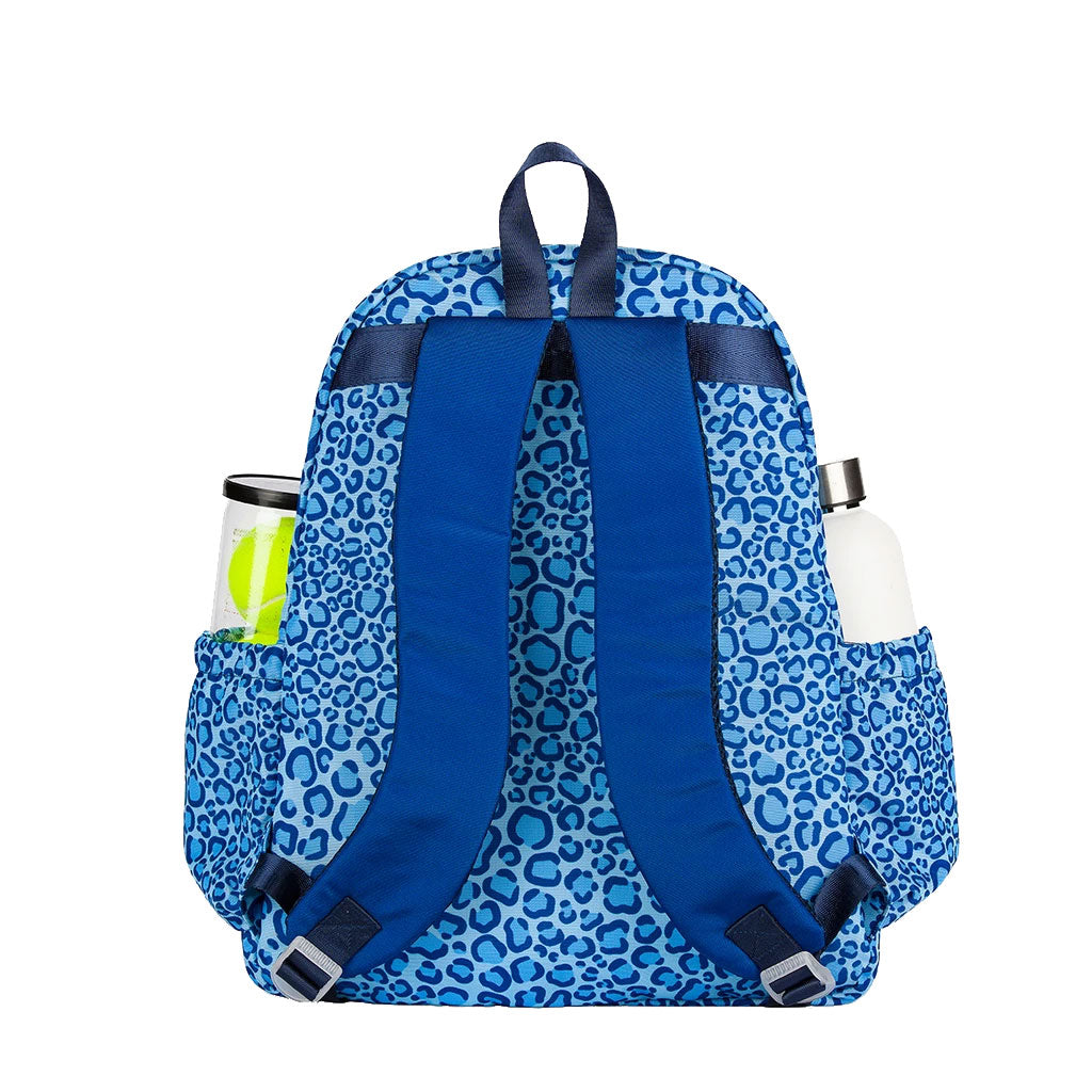 Ame&lulu, Ame & Lulu Game On Blue Leopard Tennis Backpack