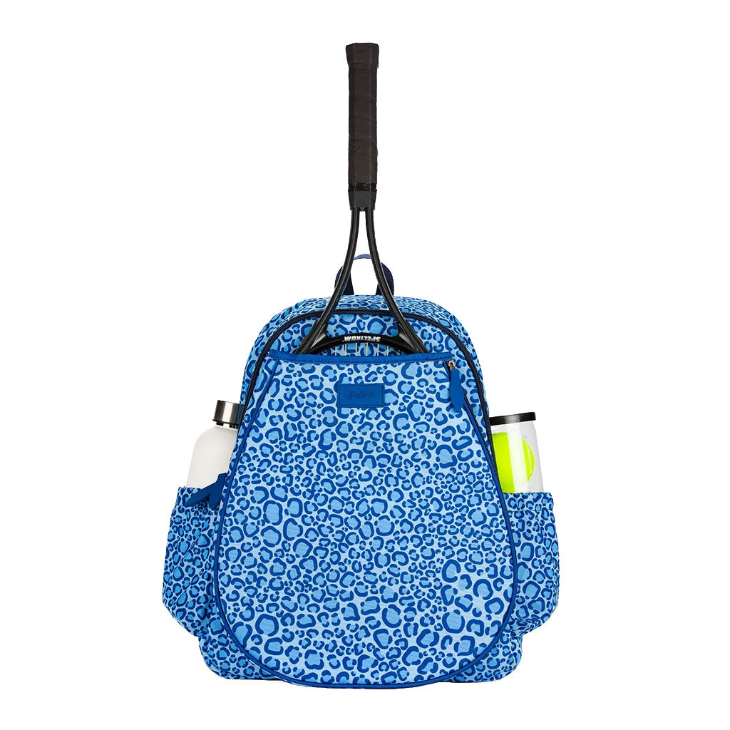 Ame&lulu, Ame & Lulu Game On Blue Leopard Tennis Backpack