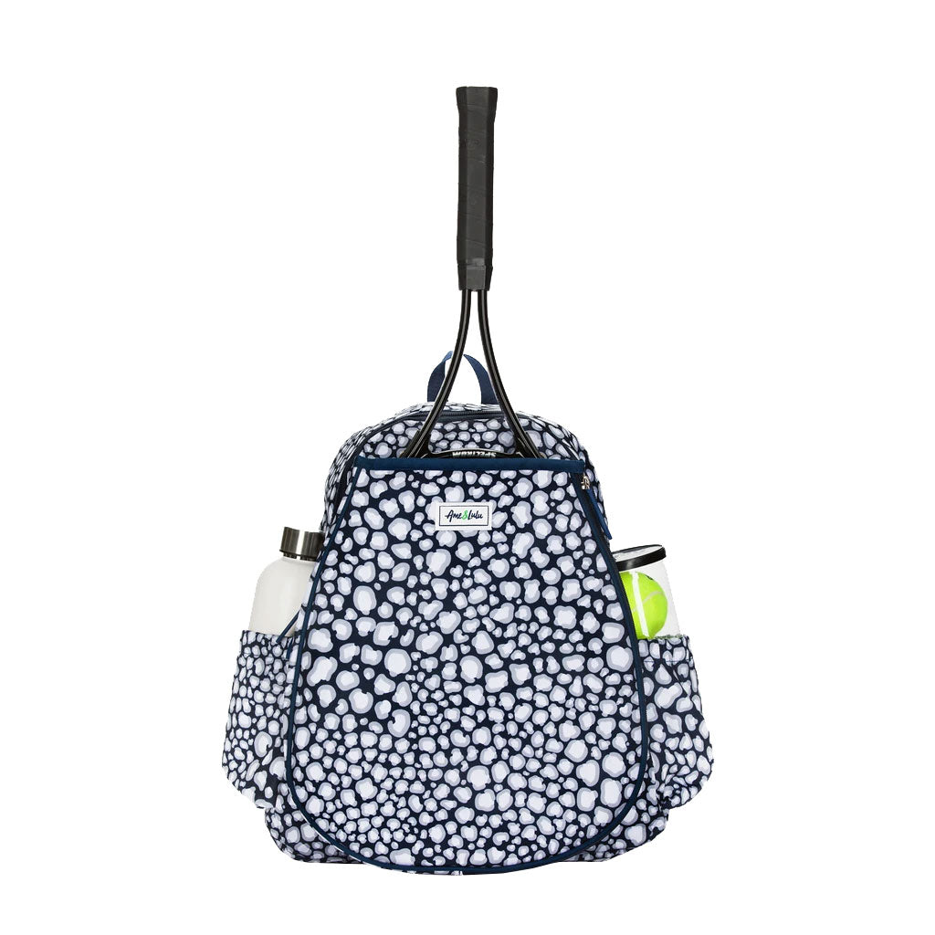 Ame&lulu, Ame & Lulu Game On Navy Leopard Tennis Backpack