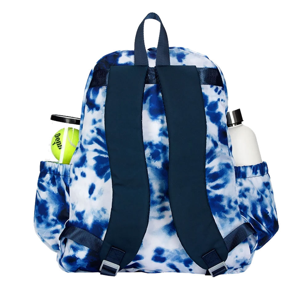 Ame&lulu, Ame & Lulu Game On Navy Tie Dye Tennis Backpack