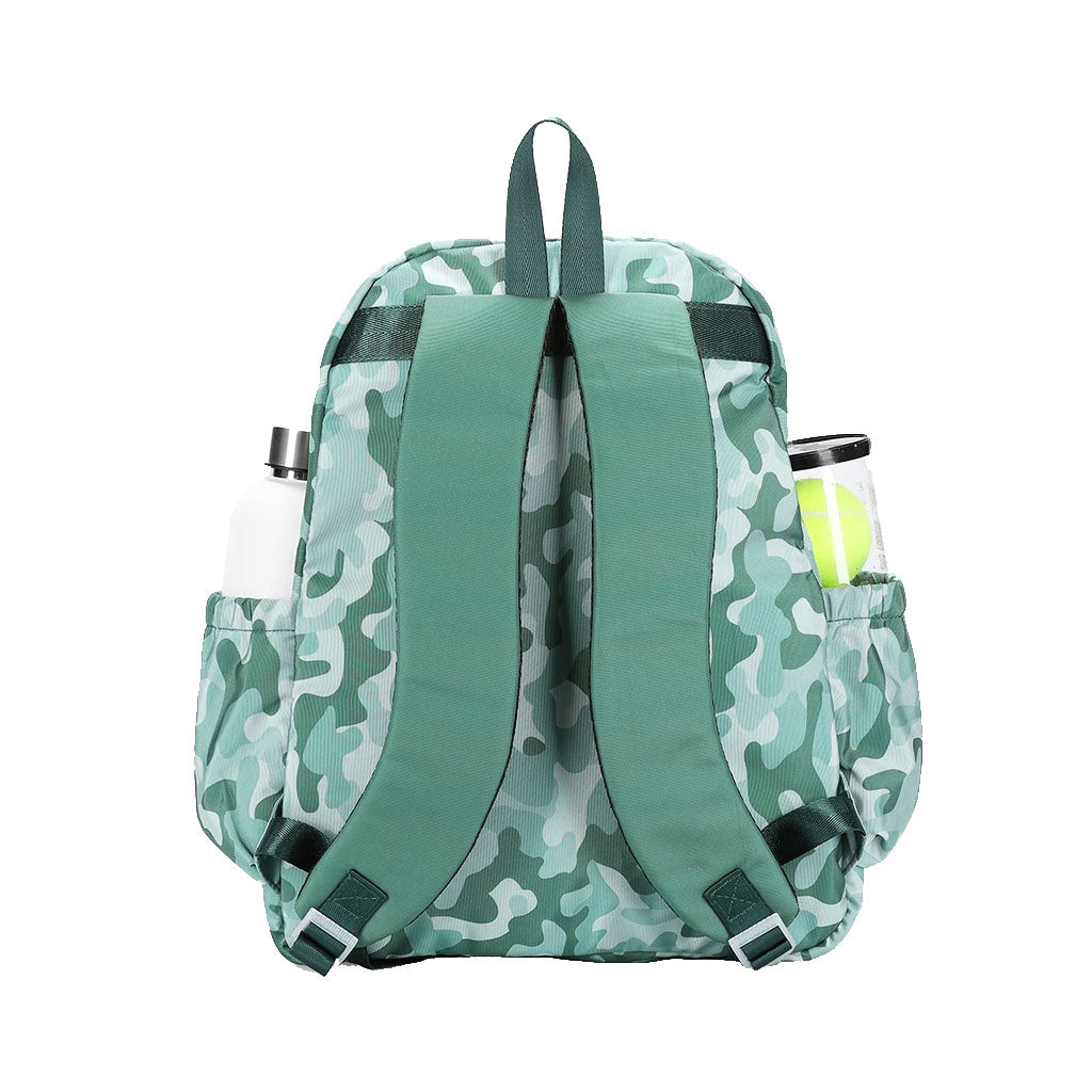 Ame&lulu, Ame & Lulu Game On Olive Camo Tennis Backpack