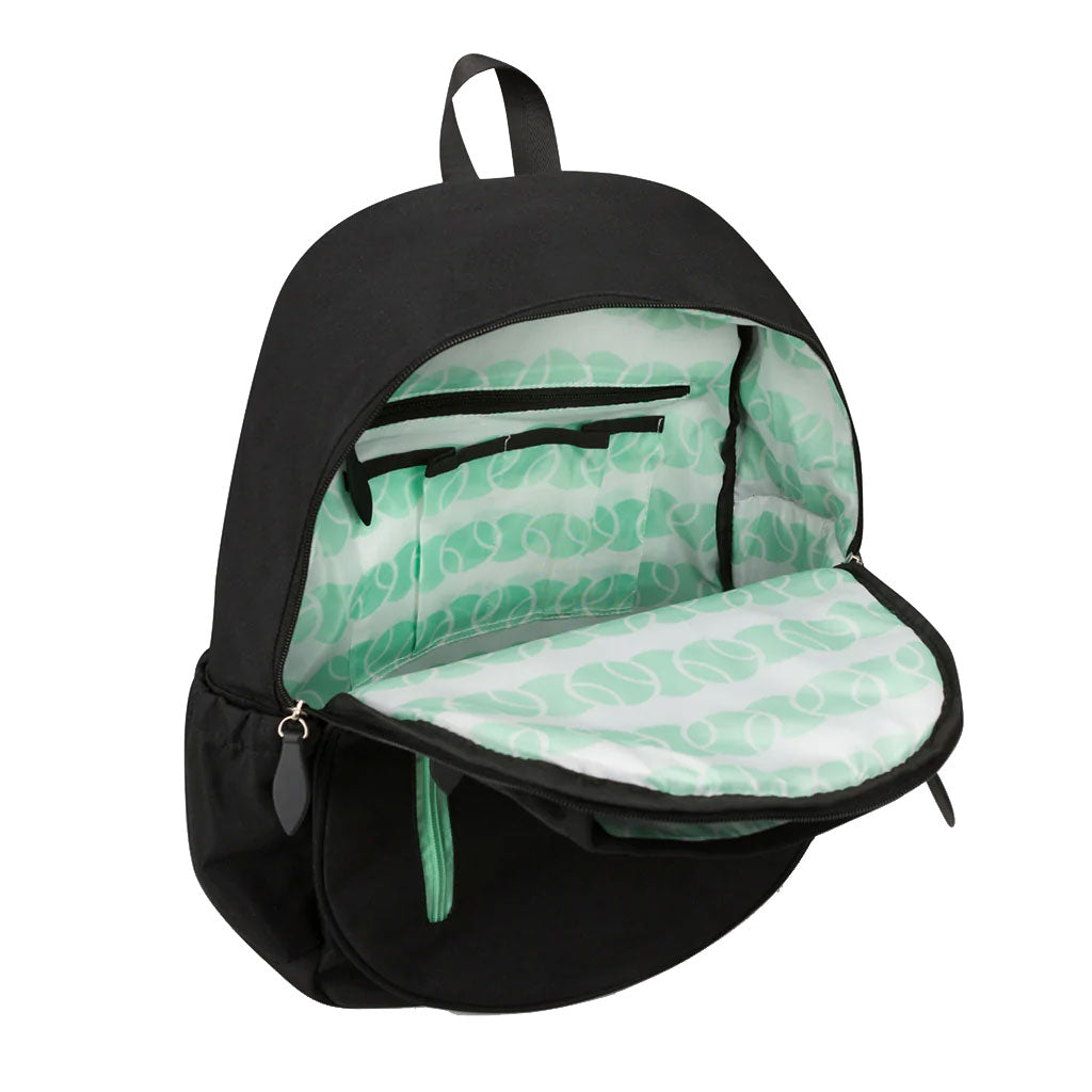 Ame&lulu, Ame & Lulu Game Time Black Tennis Backpack