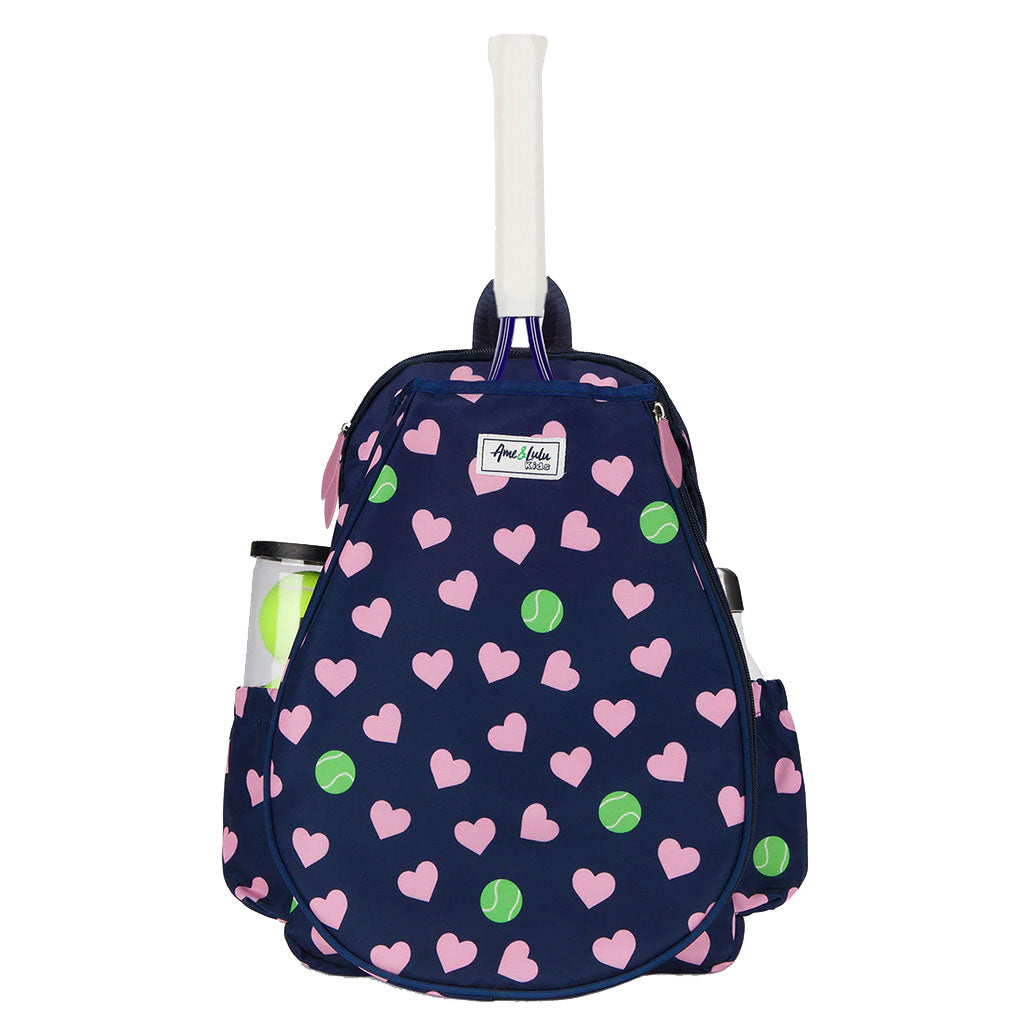 Ame&lulu, Ame & Lulu Little Love Hearts Tennis Backpack