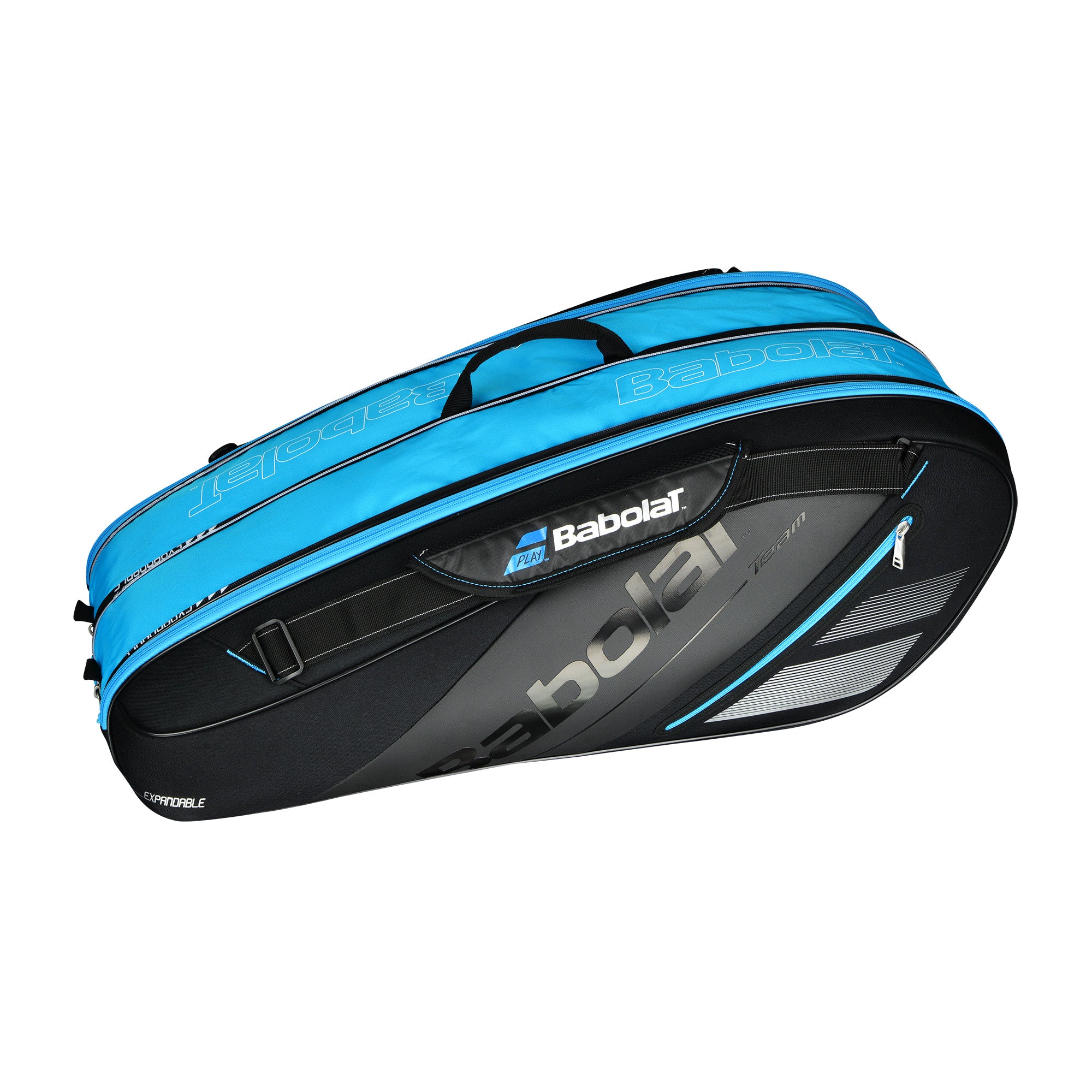 Babolat, Babolat Team Expandable Black-Blue Tennis Bag