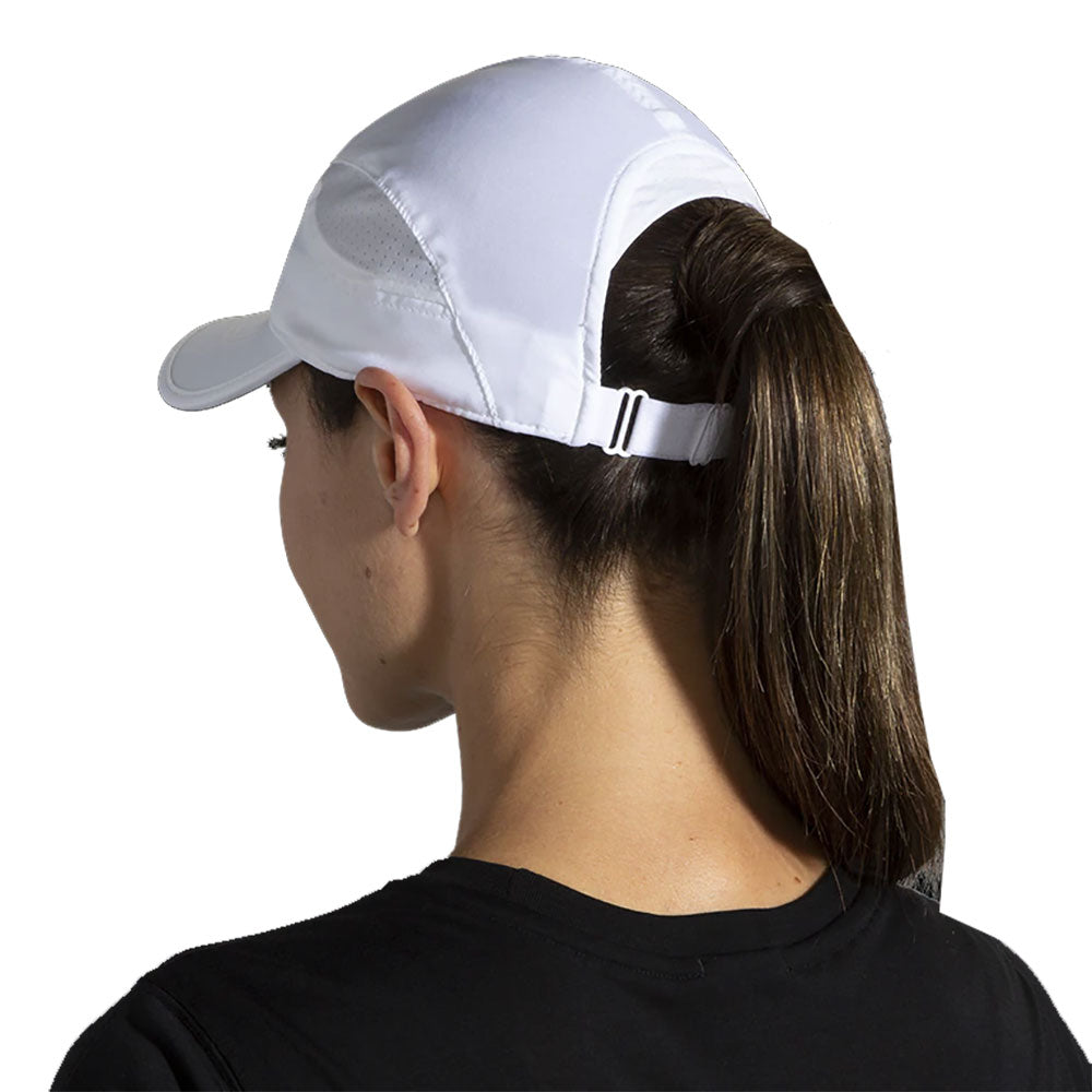 Brooks, Brooks Chaser White Womens Running Hat