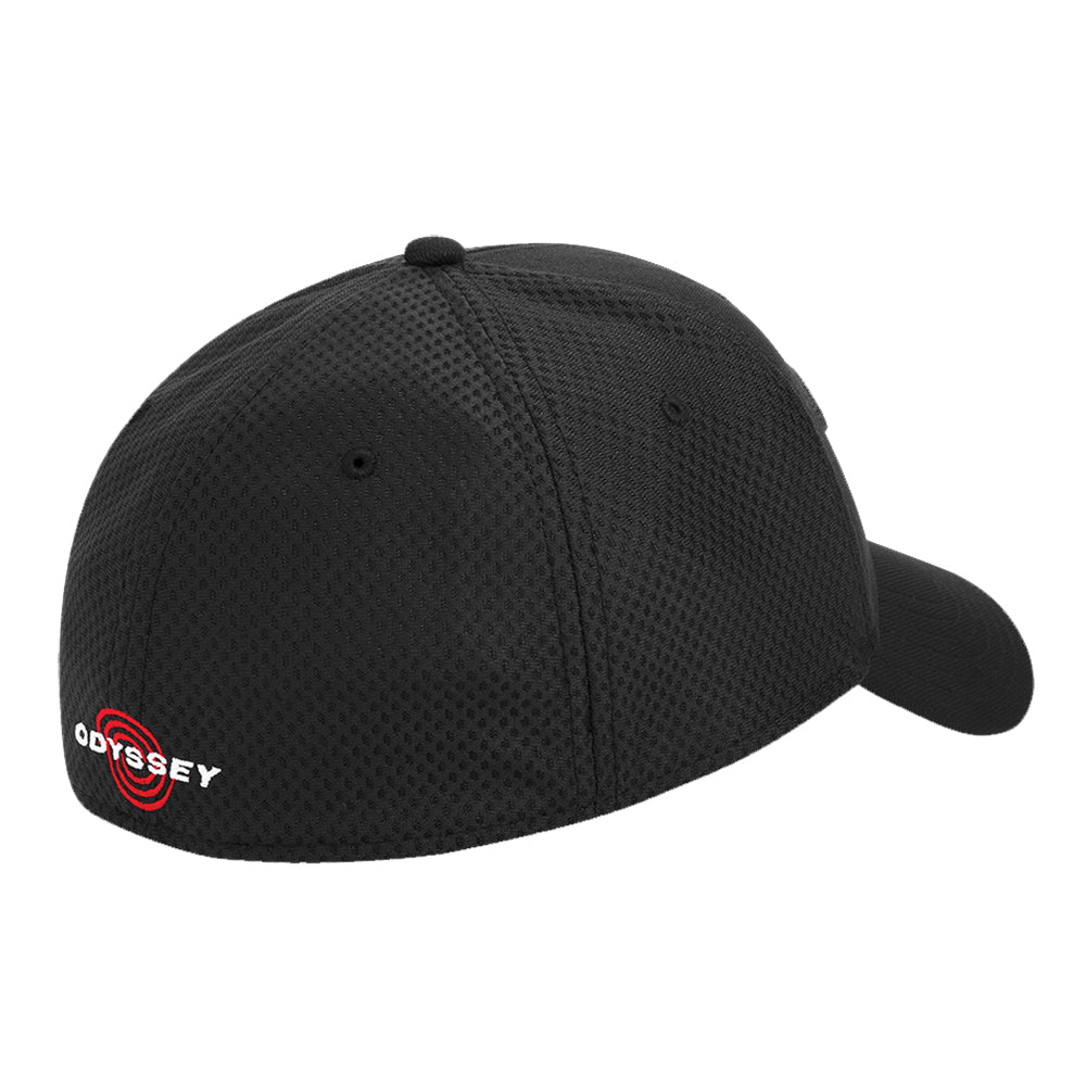 Callaway, Callaway Mesh Fitted Black Charcoal Mens Cap