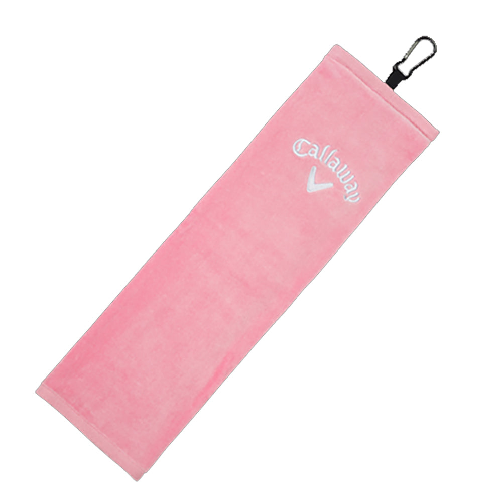 Callaway, Callaway Tri Fold Pink Golf Towel