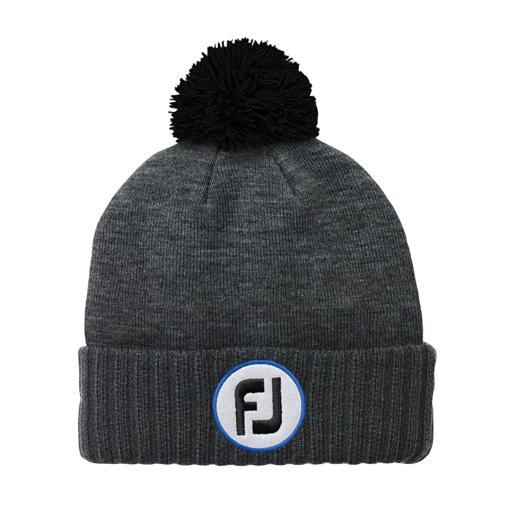 Footjoy, FootJoy Winter Knit Pom Pom Heathered Unisex Golf Beanie