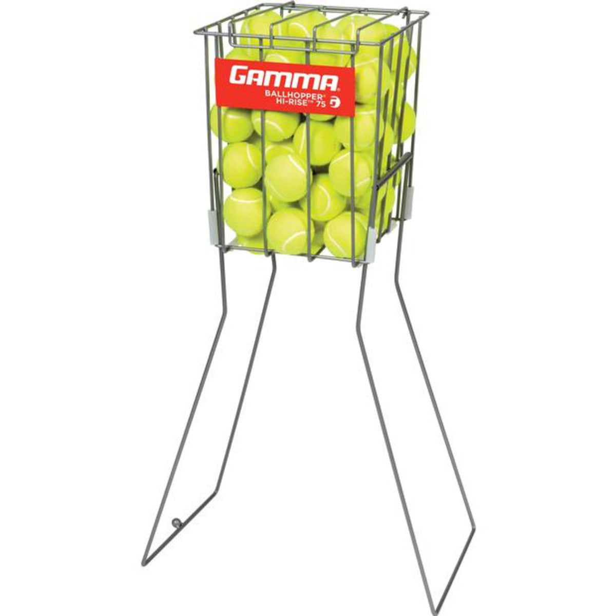 Gamma, Gamma Ball Hopper Hi-Rise 75 Silver Ball Cart