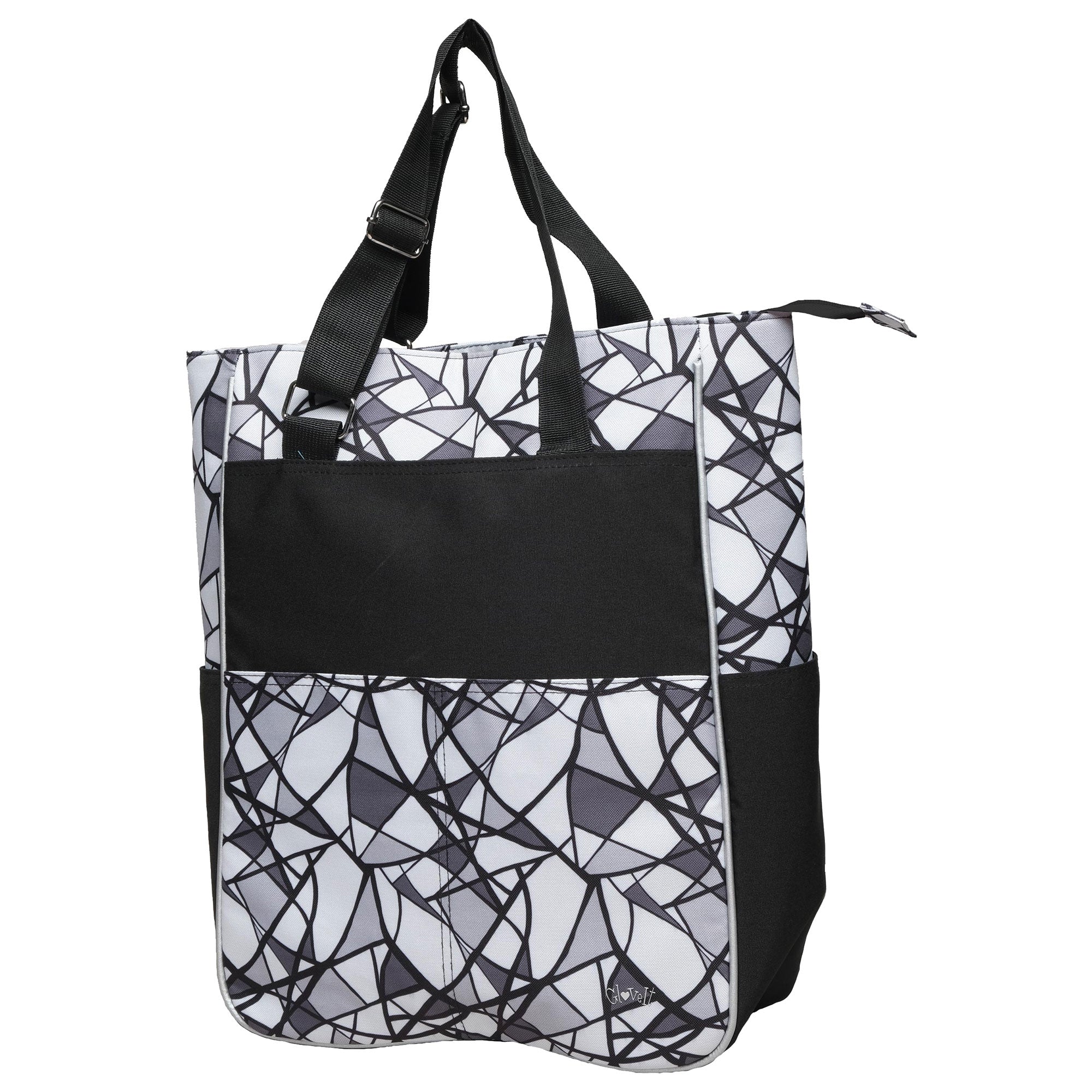 Glove It, Glove It Onyx Geo Tennis Tote