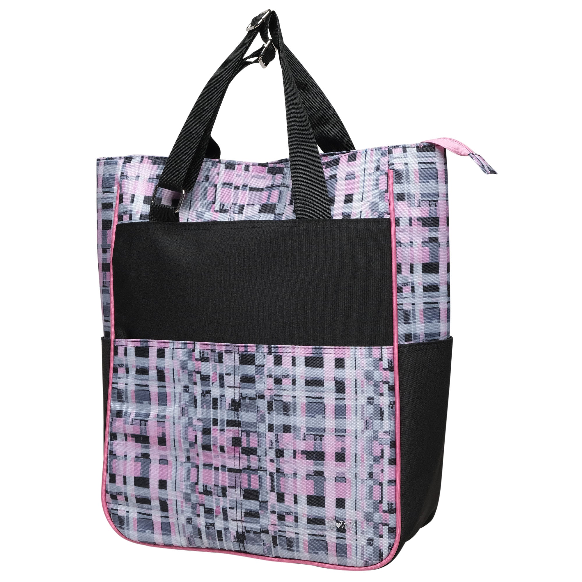 Glove It, Glove It Pixel Plaid Tennis Tote