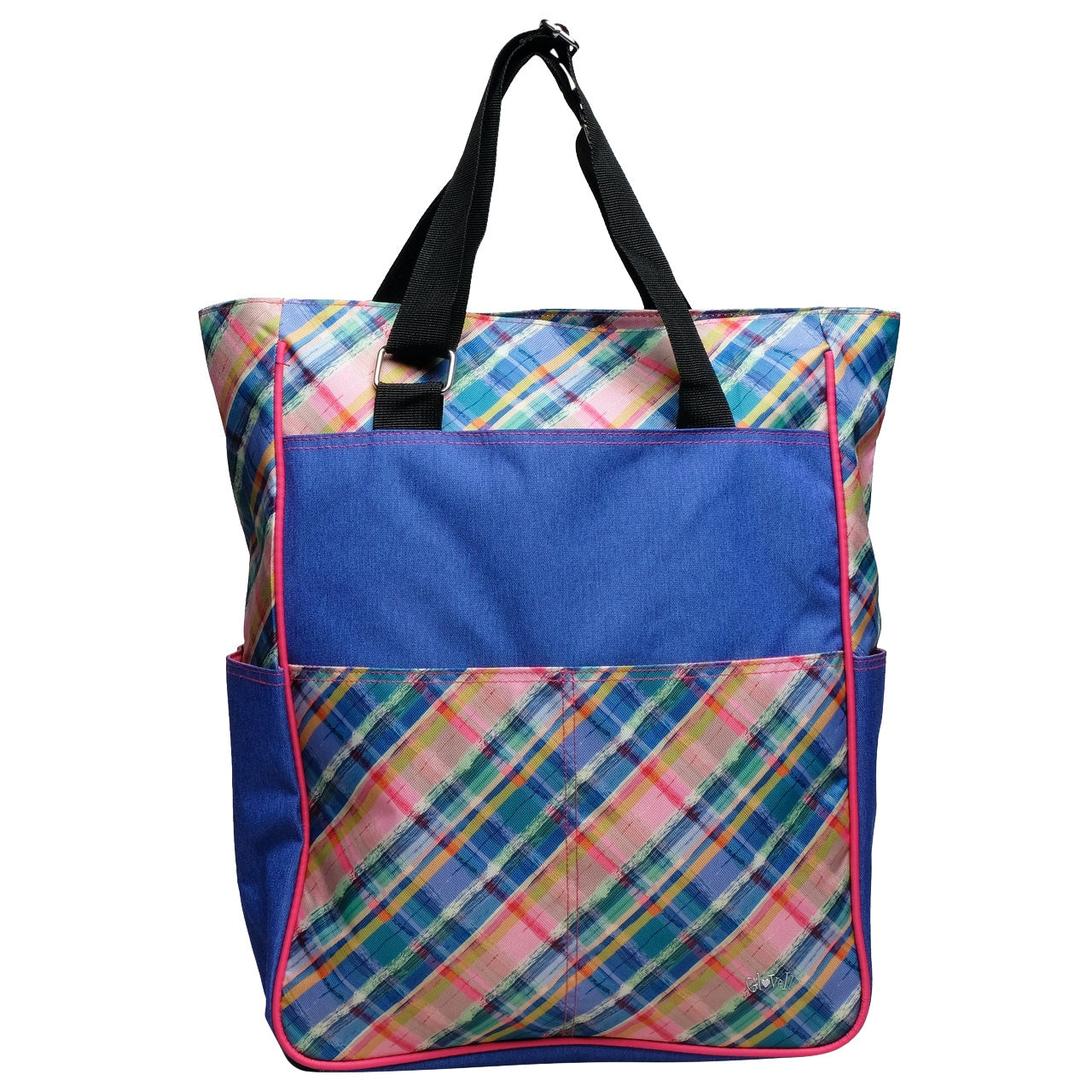 Glove It, Glove It Plaid Sorbet Tennis Tote