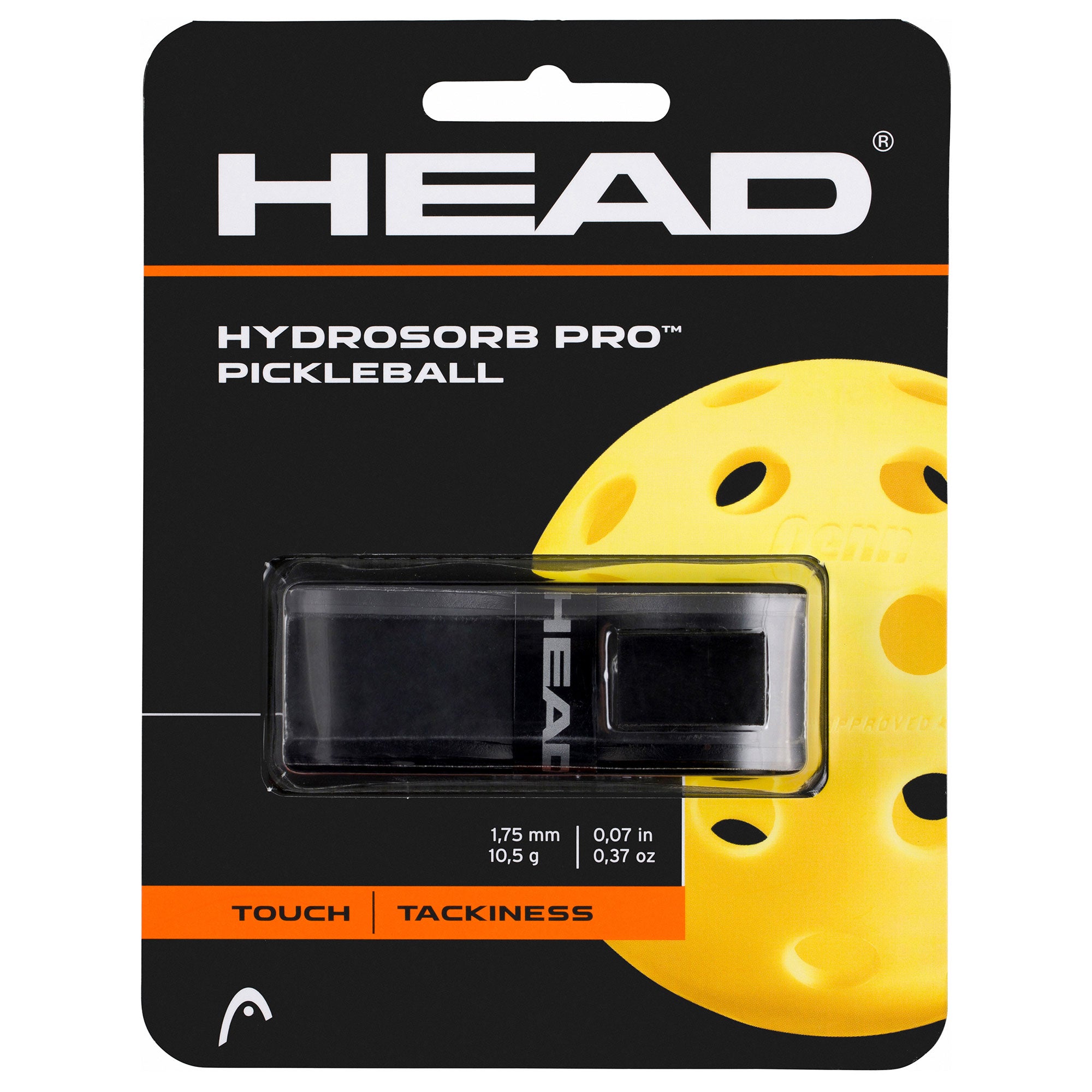 Head, Head HydroSorb Pro Pickleball Black Replacement Grip