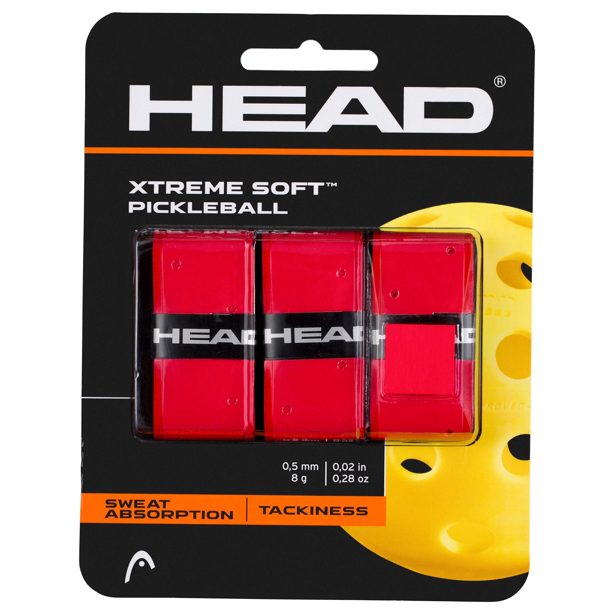 Head, Head Xtreme Soft Pickleball Red Overgrip