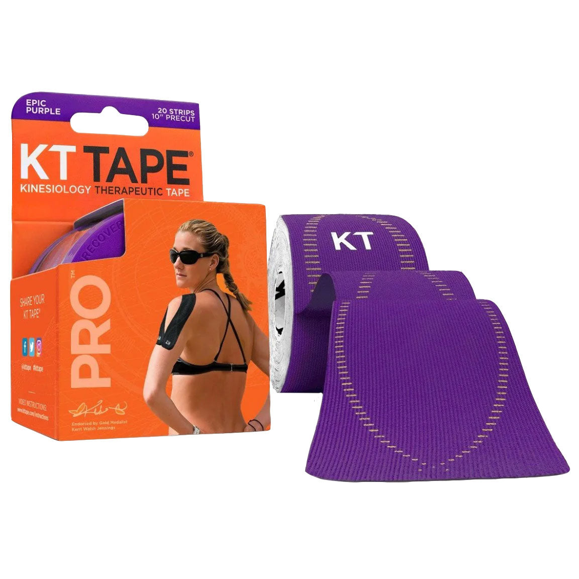 Kt-tape, KT Tape PRO 10inch PreCut Strips