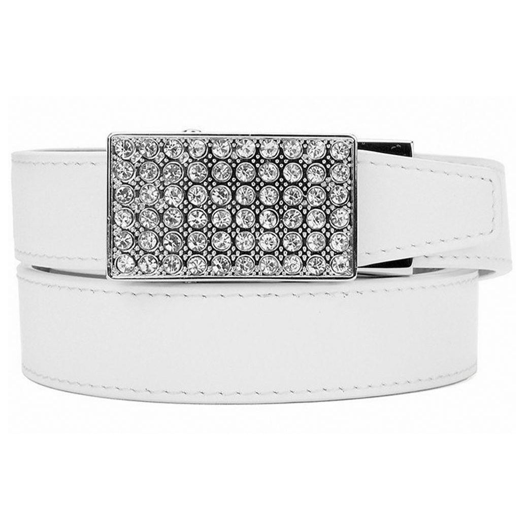 Nexbelt, Nexbelt Sleek Crystal White Womens Belt