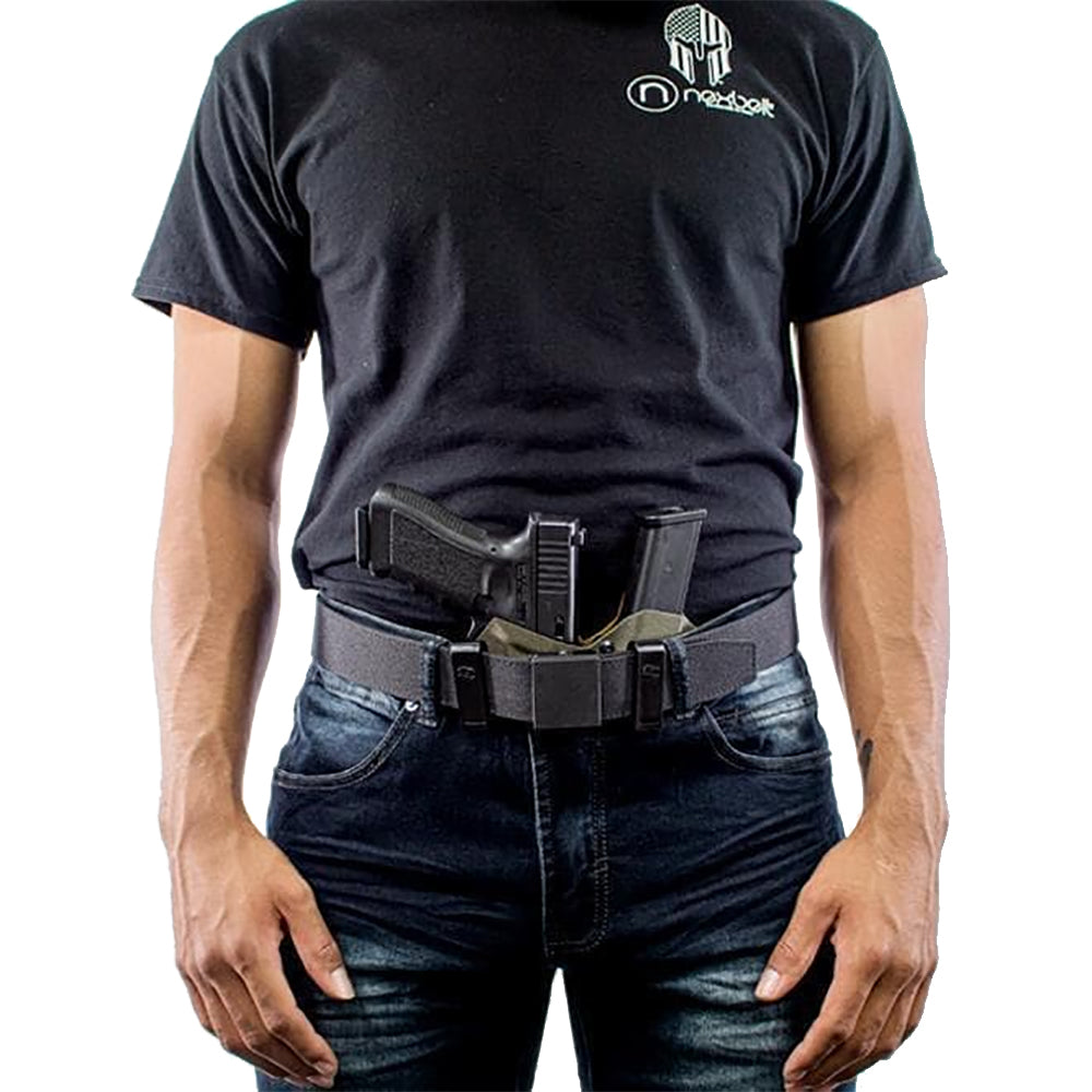 Nexbelt, Nexbelt Supreme Appendix Black 38mm Mens Gun Belt