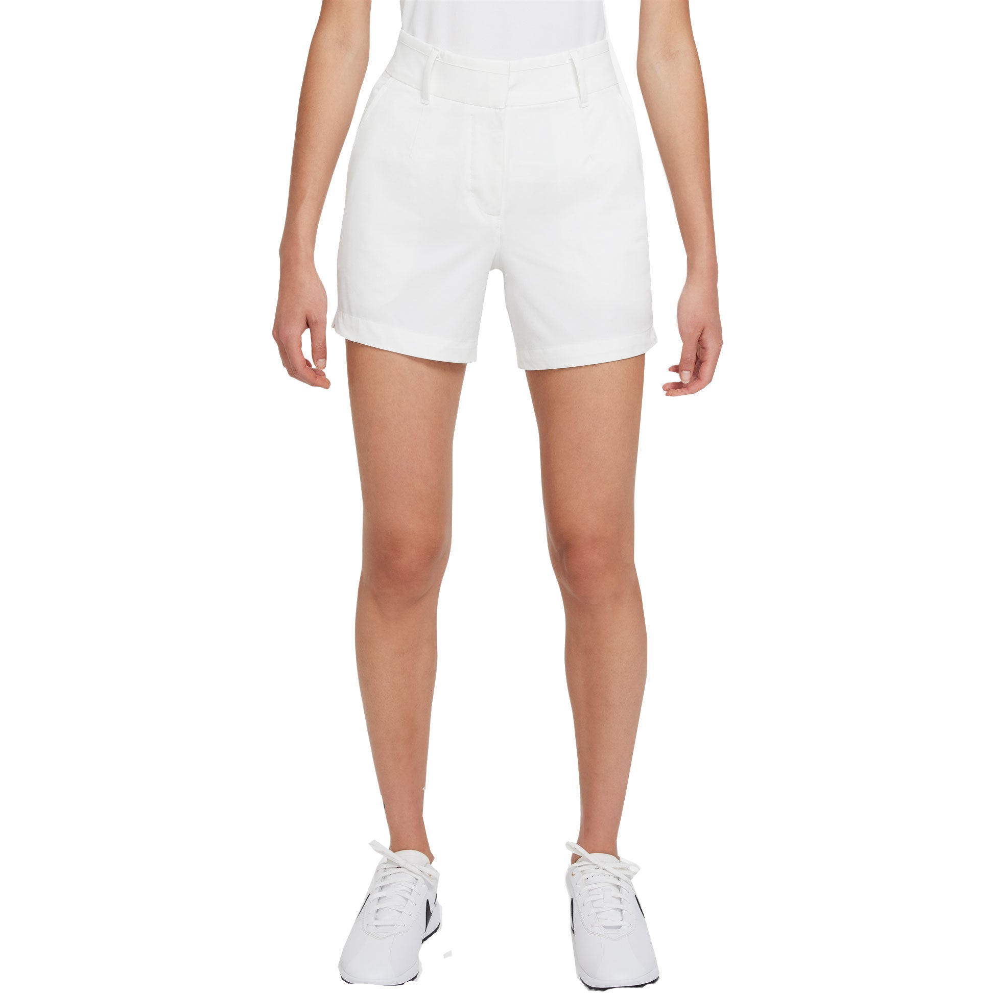 Nike Golf, Nike Dri-FIT Victory 5in White Womens Golf Shorts